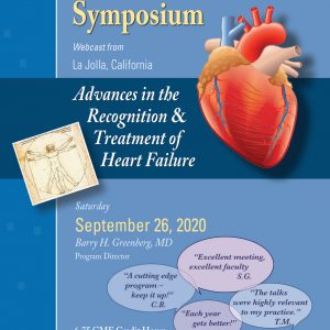 CCM Meeting 26th Annual San Diego Heart Failure Symposium 2020