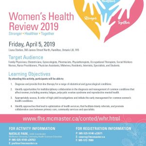 McMaster University Women's Health Review 2019