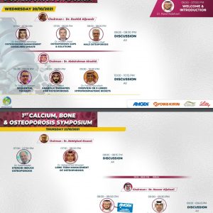 Saudi Scientific Diabetes Society 1st Calcium, Bone & Osteoporosis Symposium 2021
