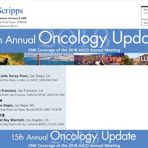 Scripps 15th Annual Oncology Update 2018