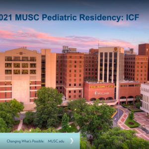Medical University of South Carolina Pediatric Residency 2021