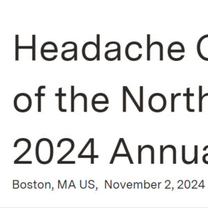 Boston University 24th Annual HCNE Boston Headache Symposium 2024
