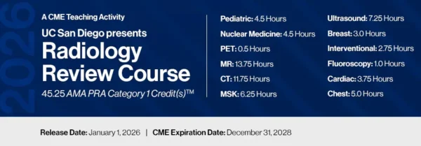 DocmedED 45th Annual Radiology Review Course 2026 - Course Medical Shop