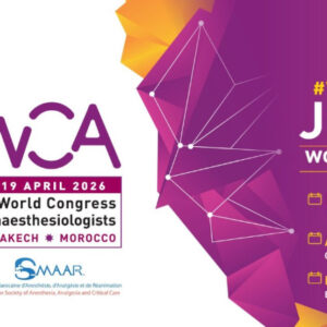 World Federation of Societies of Anaesthesiologists 19th World Congress of Anaesthesiologists 2026