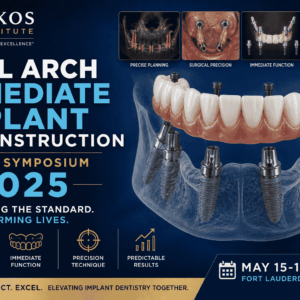 Pikos Institute Full Arch Immediate Implant Reconstruction Pikos Symposium 2025