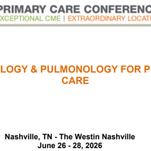 MER Primary Care Conferences Cardiology & Pulmonology for Primary Care Jun 26-28, 2026
