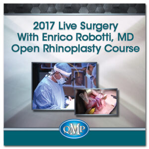 Quality Medical Publishing 2017 Live Surgery With Enrico Robotti Open Rhinoplasty Course