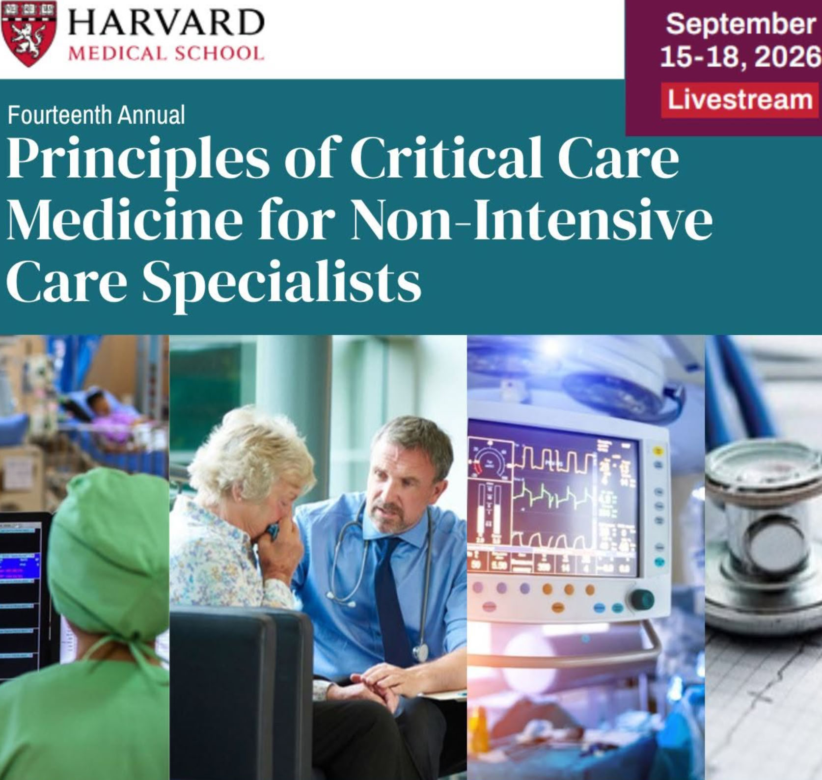 Harvard Principles of Critical Care Medicine for Non-Intensive Care Specialists 2026