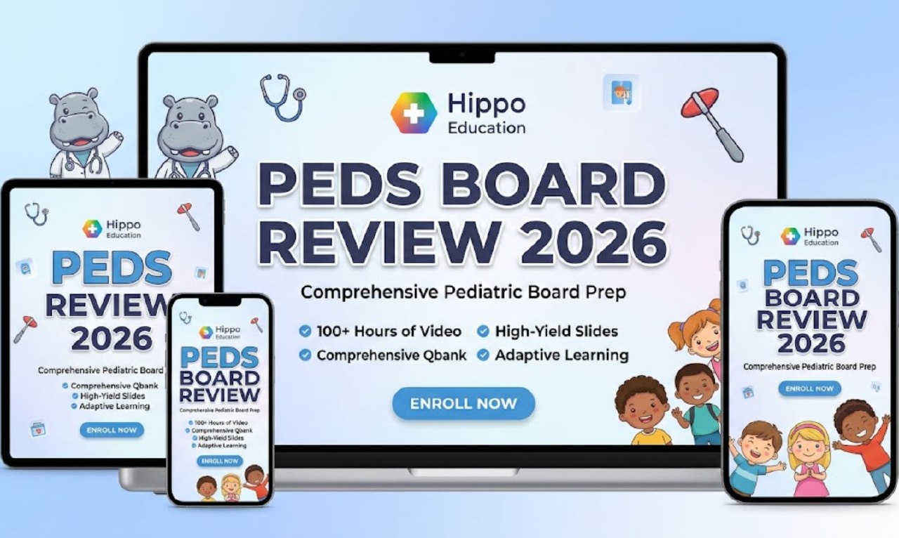 Hippo Peds Board Review 2026