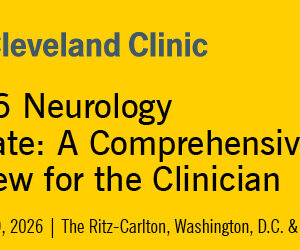 Cleveland Clinic Neurology Update A Comprehensive Review for the Clinician 2026