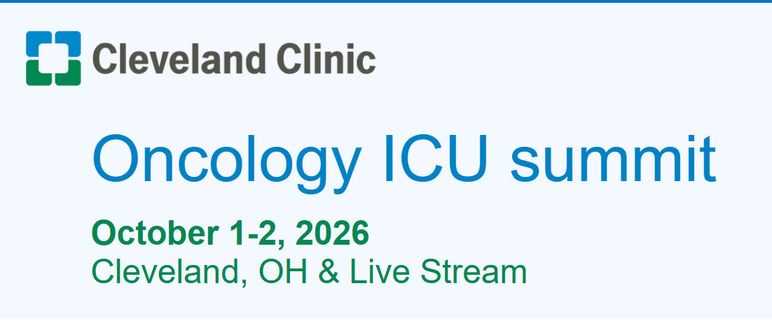 Cleveland Clinic Oncology ICU Summit 2026