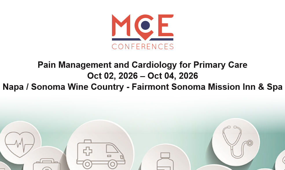 MCE Conferences Pain Management and Cardiology for Primary Care October 2 - 4, 2026
