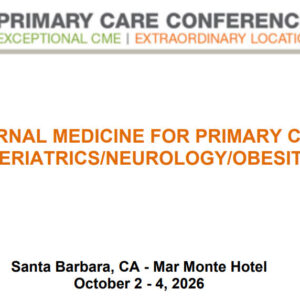 MER Primary Care Conferences Internal Medicine for Primary Care Geri Neuro Obesity Oct 02-04, 2026